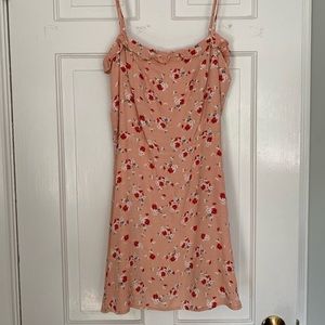 Olivaceous Floral Dress